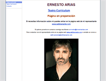 Tablet Screenshot of ernestoarias.com